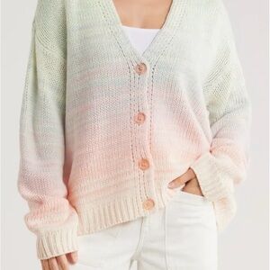 525 America Pastel Gradient Cardigan
